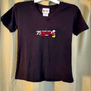 Y2K Baby-Tee Walt Disney World 75 Year Anniversary of Mickey Mouse